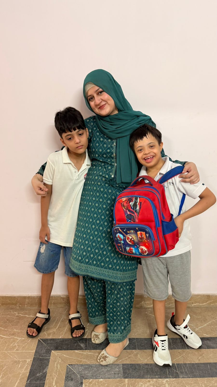 Staff member with students at Majoris Inclusive Centre